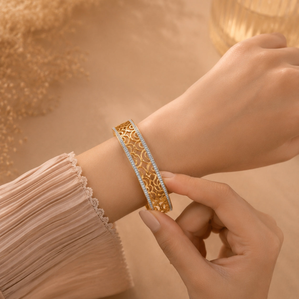 Crystal Cuff Bracelet