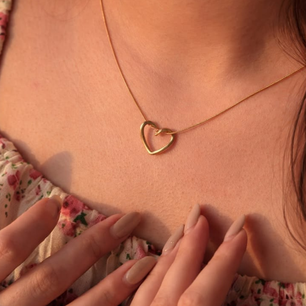 Heart Golden Necklace