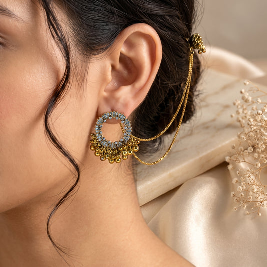 Royal Noor Sahara Ear Chain Earrings