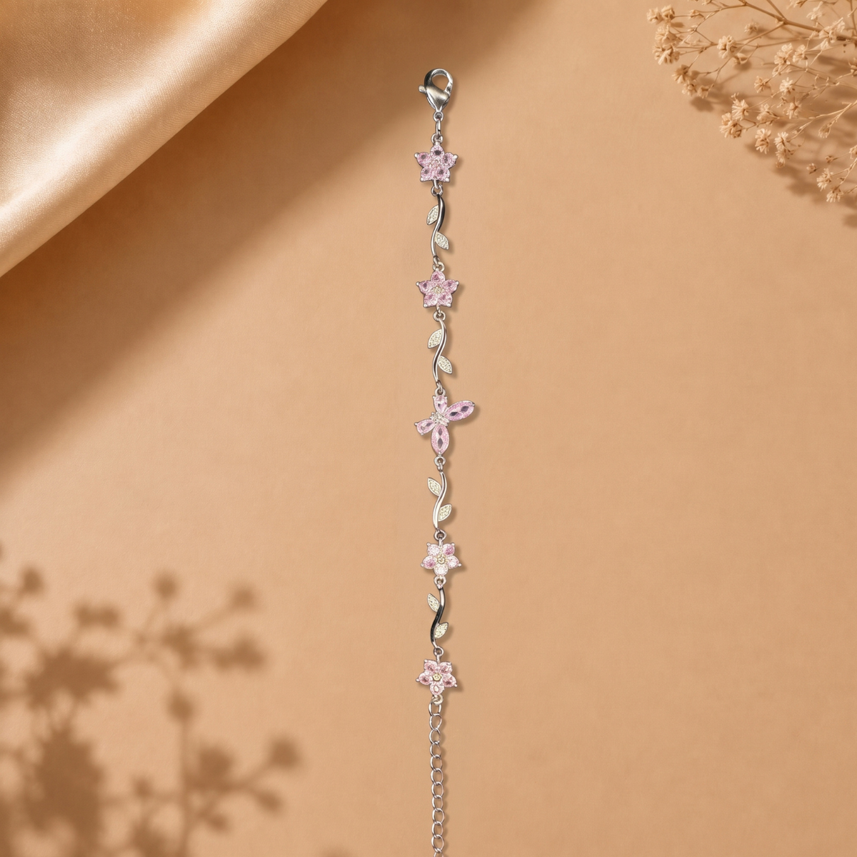 Blooming butterfly Crystal Bracelet