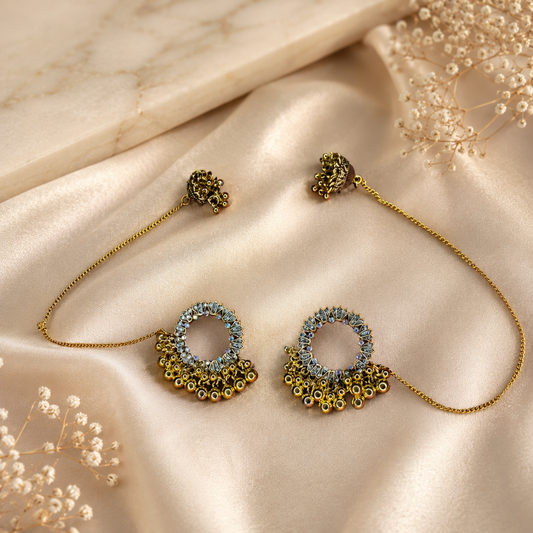 Royal Noor Sahara Ear Chain Earrings