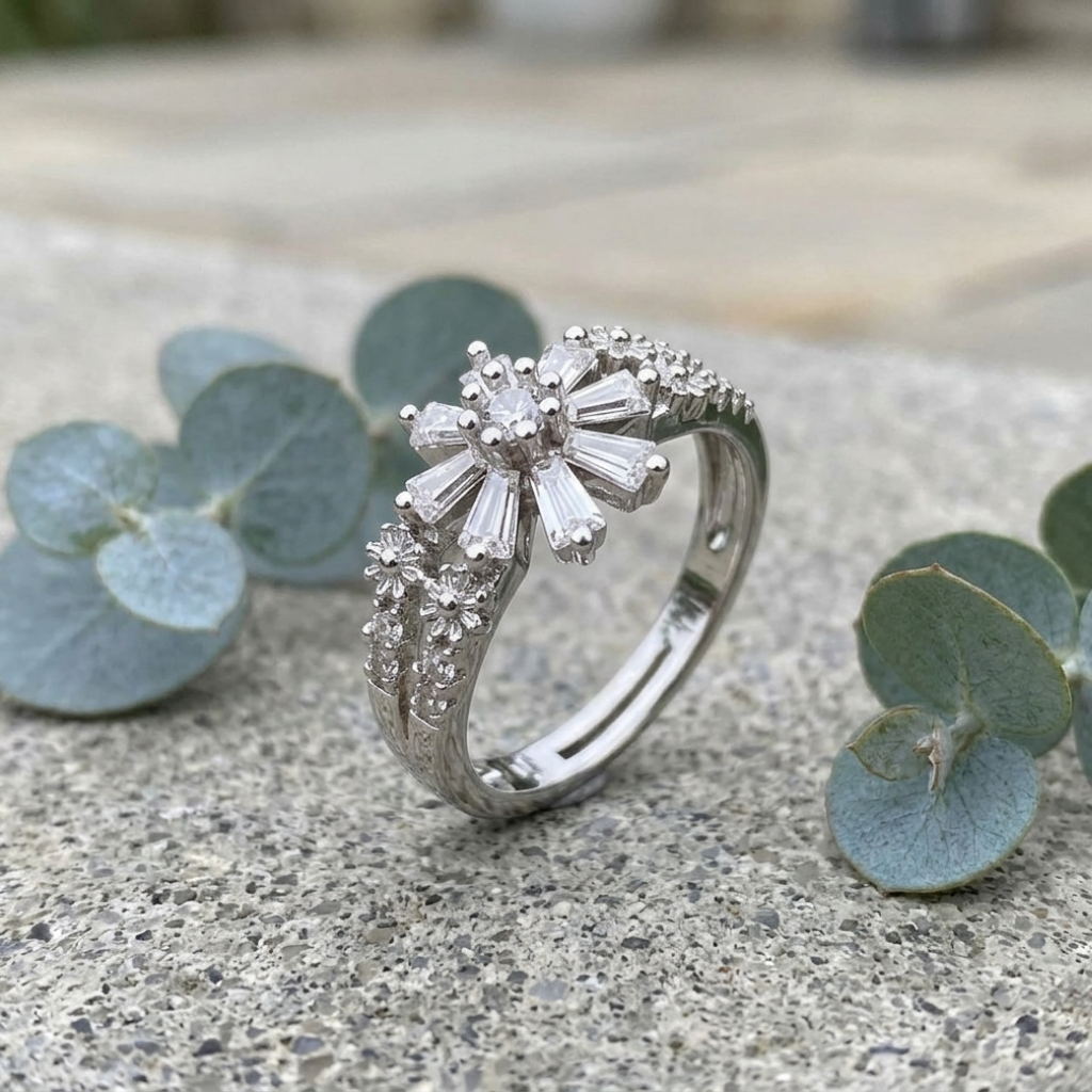 Celestial Floral Ring