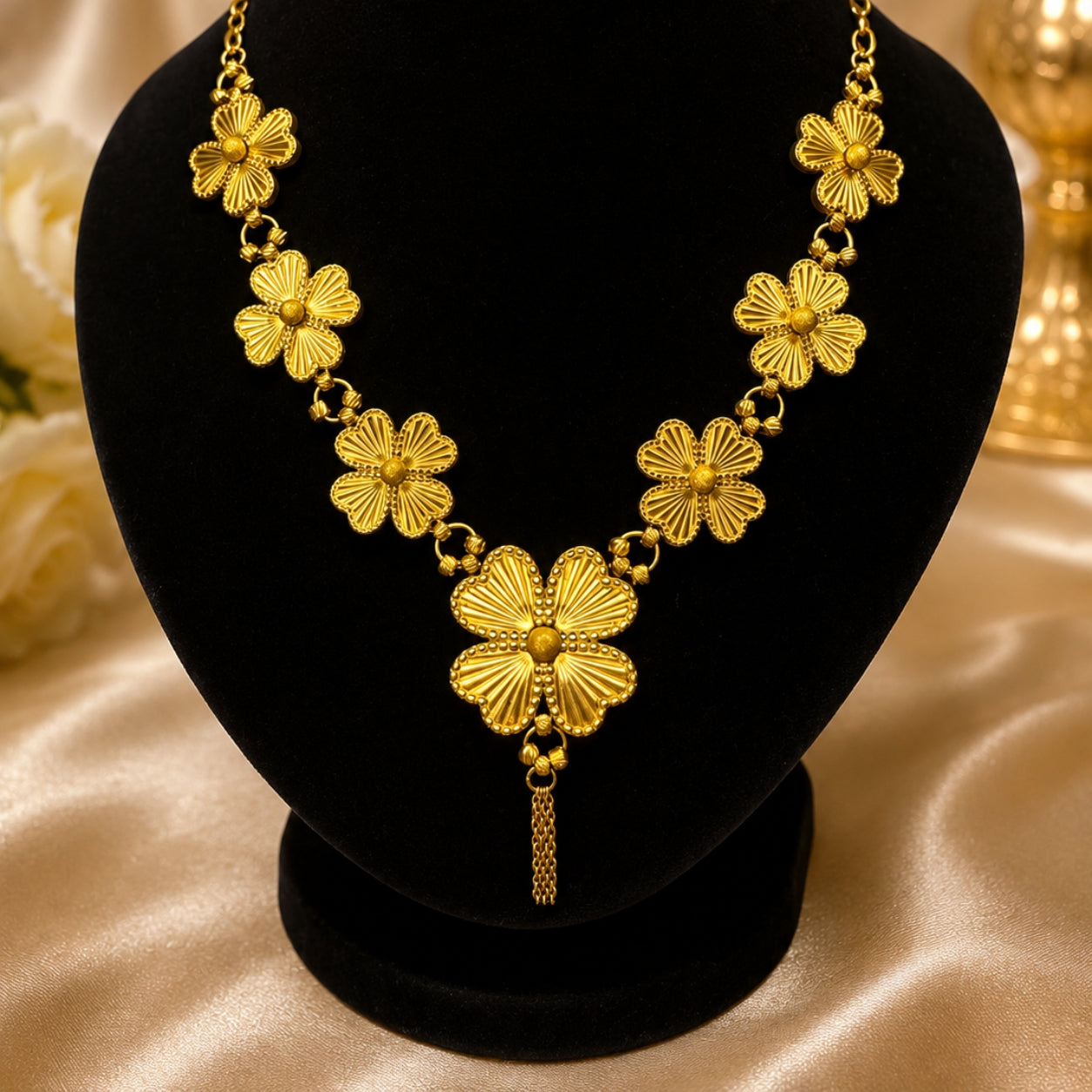 Golden Fleur Necklace