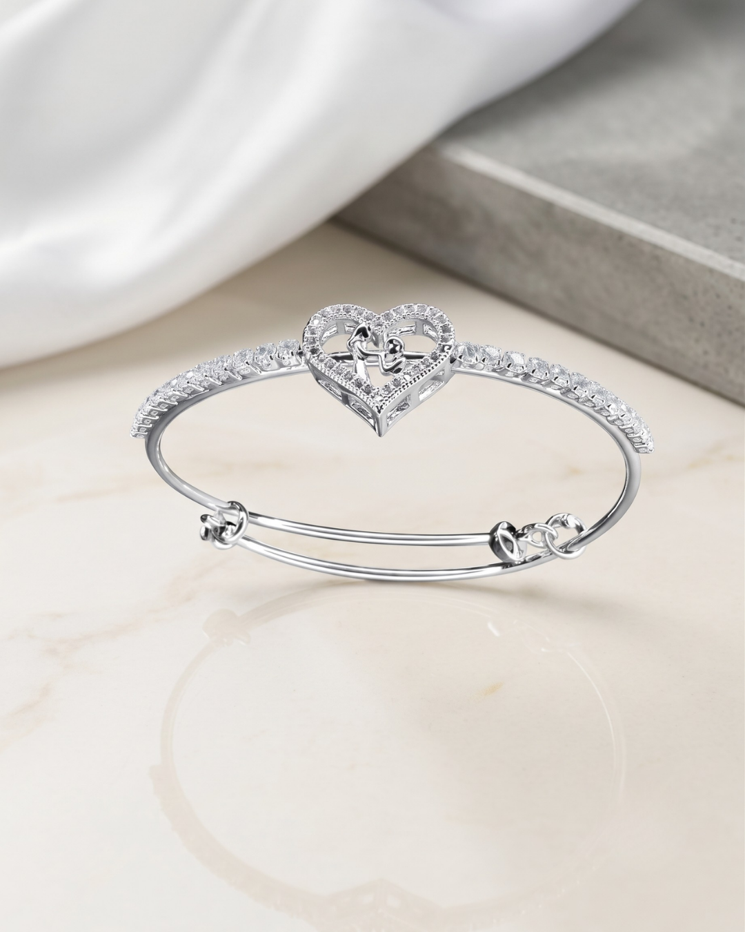 Eternal Heart Crystal Bracelet