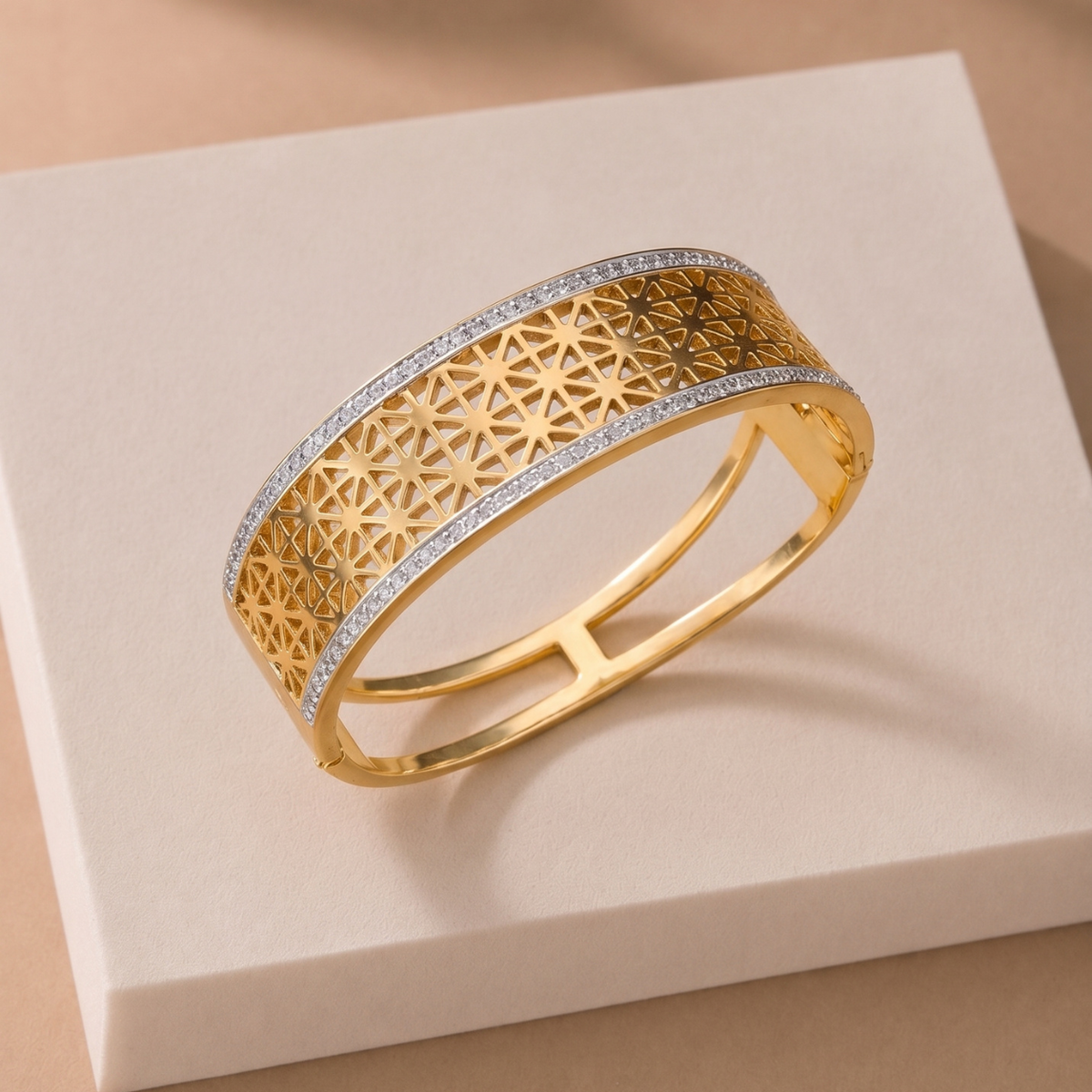 Celeste Crystal Cuff Bracelet