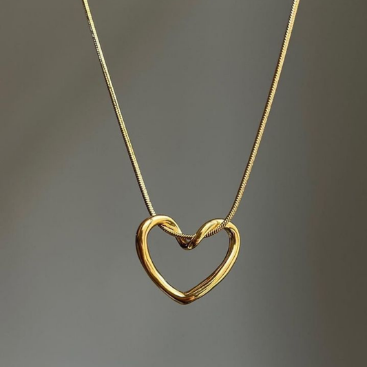 Heart Golden Necklace