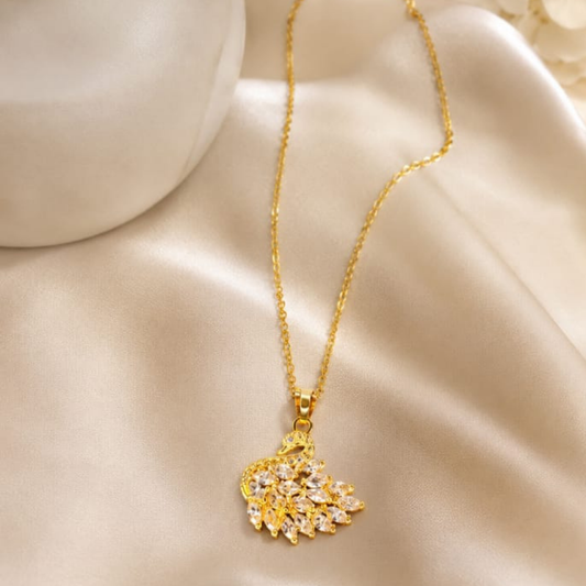 Royal Swan Crystal Necklace