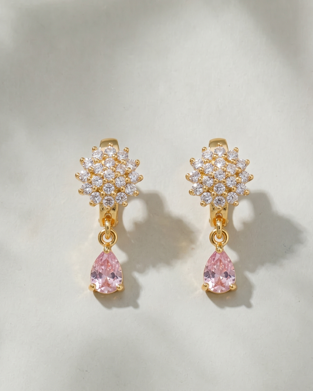 Bloom Crystal Drop Earrings