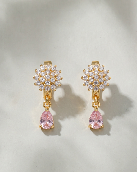 Bloom Crystal Drop Earrings