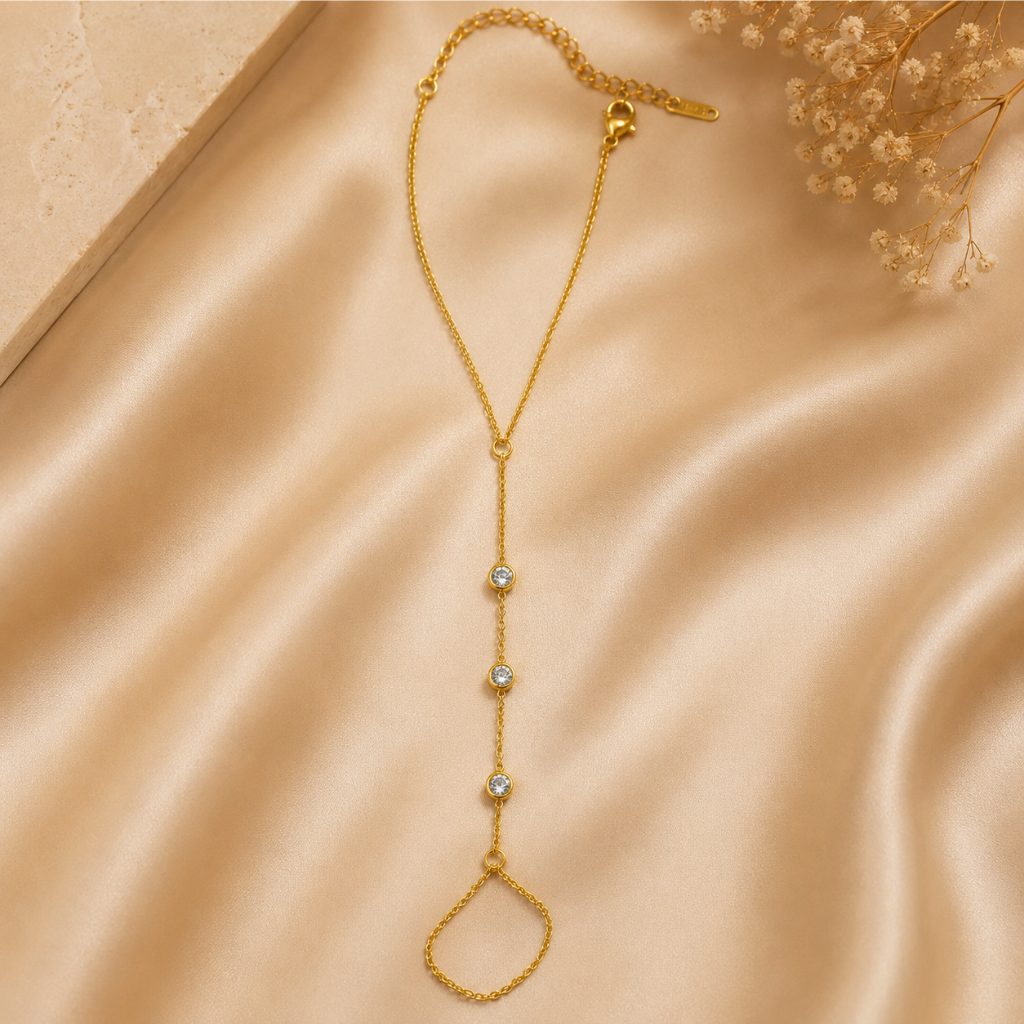 Celeste Crystal Hand Chain