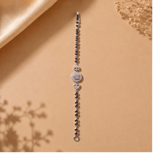 Celeste Heart Crystal Bracelet