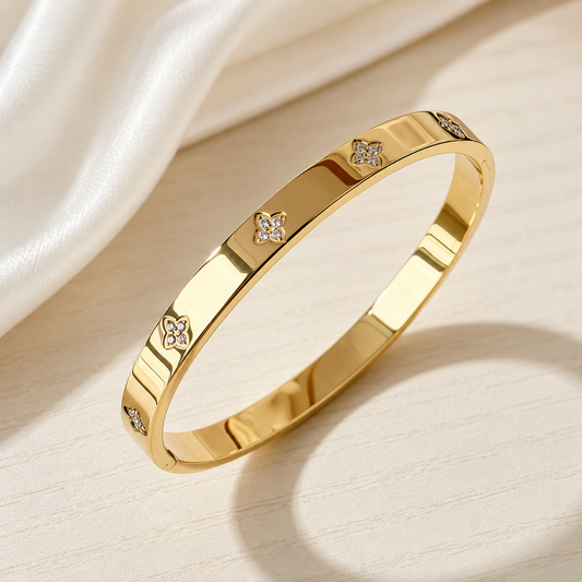 Floral Motif Bangle