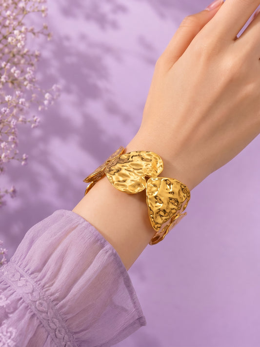 Molten Sculpture Cuff Bracelet