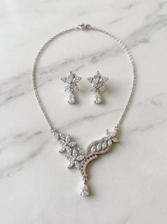 Petal Vine Necklace & Earring Set